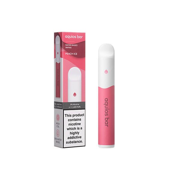 20mg Aquios V3 Bar Water Based Recyclable Disposable 600 Puffs-1