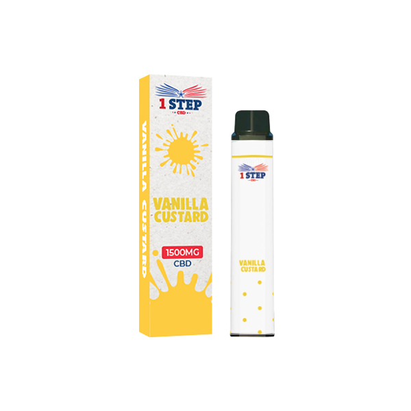 1 Step CBD 1500mg Broad Spectrum Disposable Vape - 8ml-1