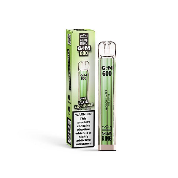 0mg Aroma King GEM 600 Disposable Vape Device 600 Puffs-1