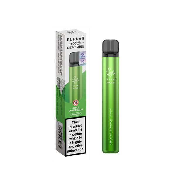 20mg ELF Bar 600 V2 Disposable Vaping Device 600 Puffs-1