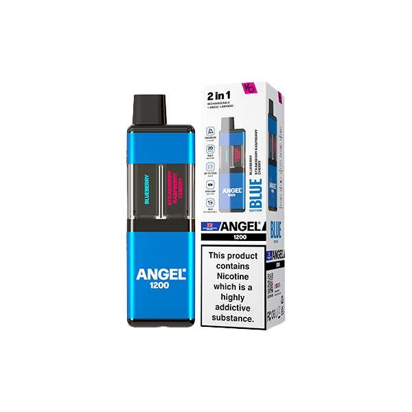 20mg Angel 1200 2in1 By Vapes Bar Dual Prefilled Pod Kit 1200 Puffs-1
