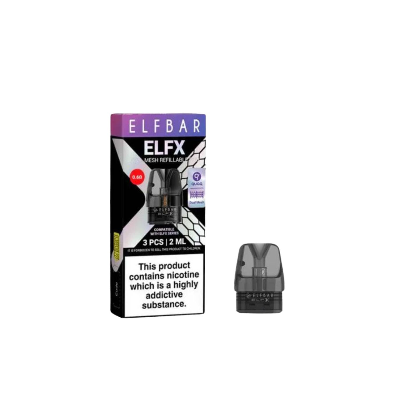 Elf Bar ELFX Empty Refillable Pods 2ml - 3 pcs-1