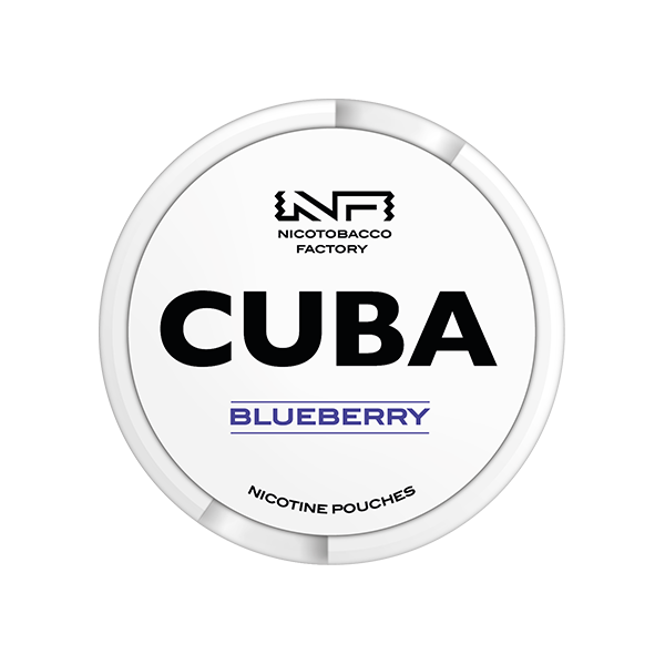 16mg CUBA White Nicotine Pouches - 25 Pouches-1