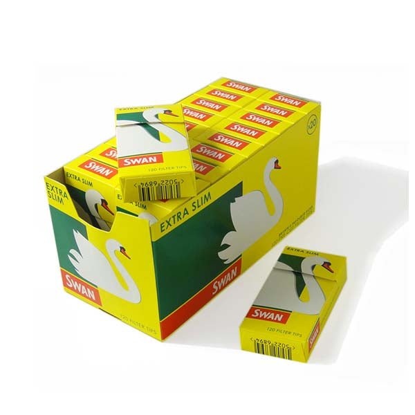 20 Swan Extra Slim PreCut Filter Tips-0
