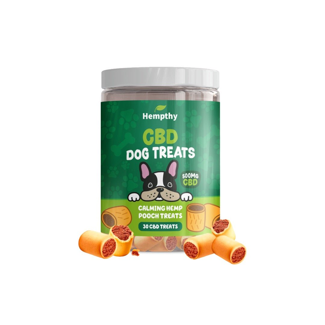 Hempthy 500mg Calming Hemp Dog Treats - 30 Treats-0 Hempthy 500mg Calming Hemp Dog Treats - 30 Treats-0
