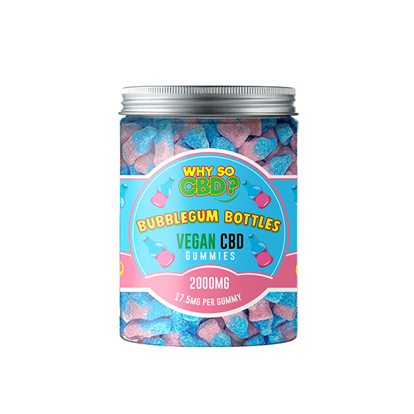 Why So CBD? 2000mg Broad Spectrum CBD Large Vegan Gummies - 11 Flavours-1