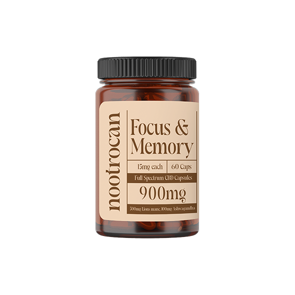 Nootrocan 900mg Full Spectrum CBD Nootropic Capsules - 60 Caps-1