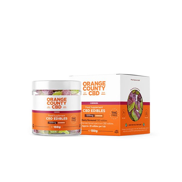 Orange County CBD 1200mg Gummies - Small Pack-1
