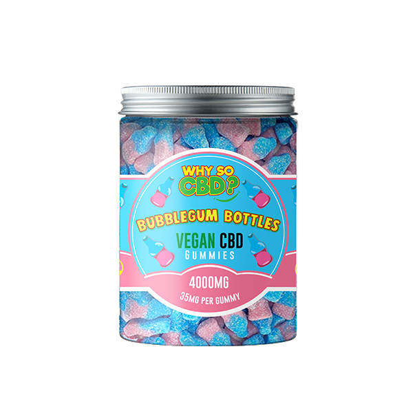 Why So CBD? 4000mg Broad Spectrum CBD Large Vegan Gummies - 11 Flavours-1