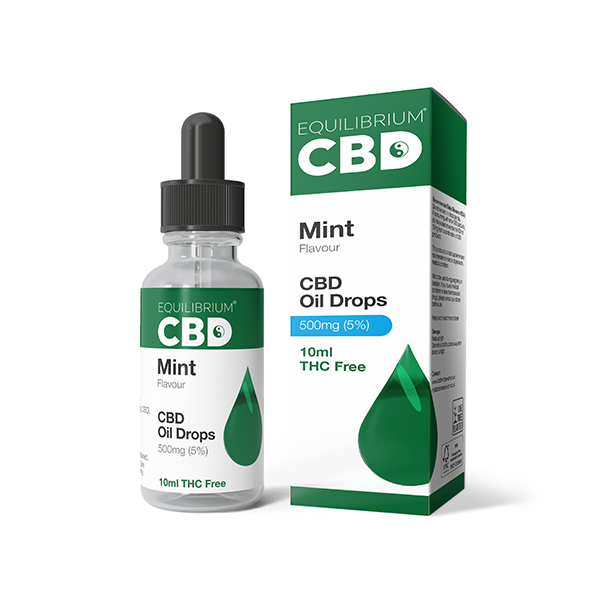 500mg Equilibrium CBD Oil 10ml - Mint Flavour-0